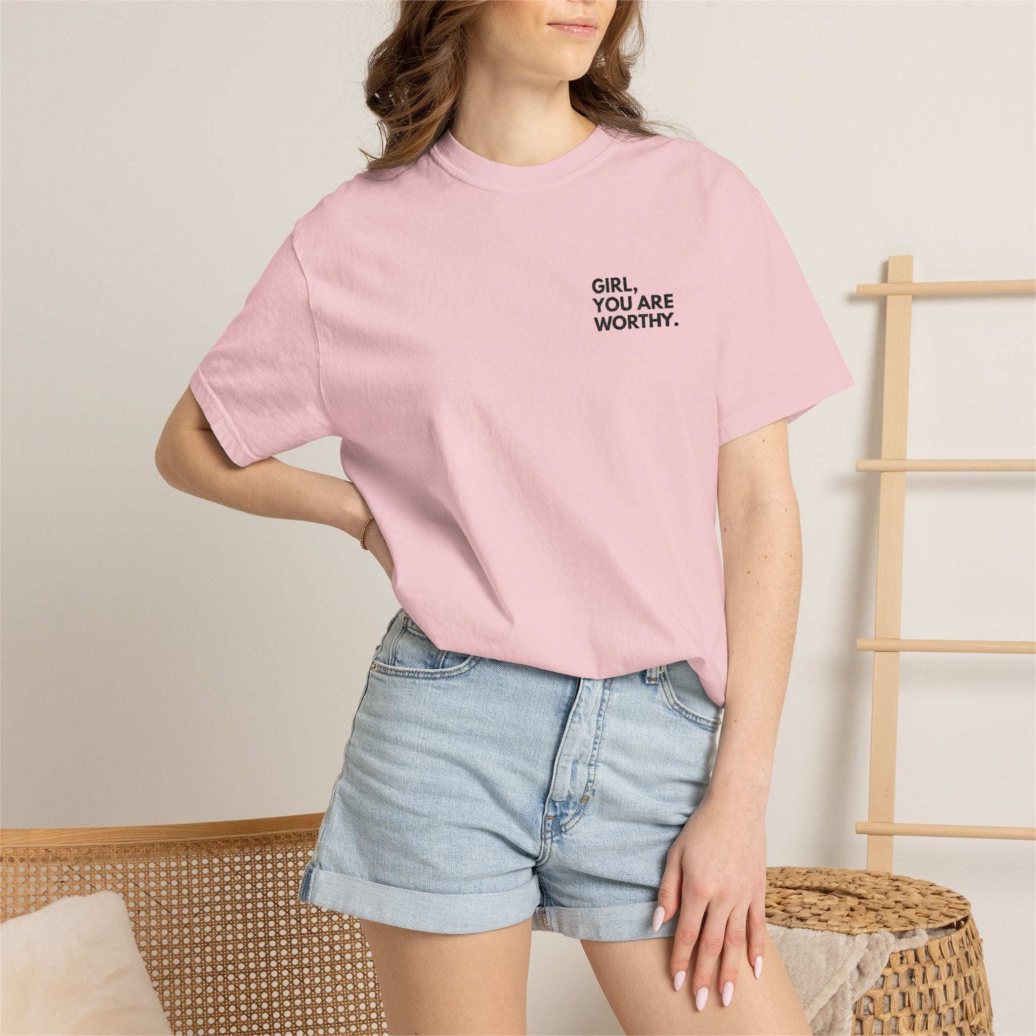 GYAW Signature Embroidered Tee (Comfort Colors)